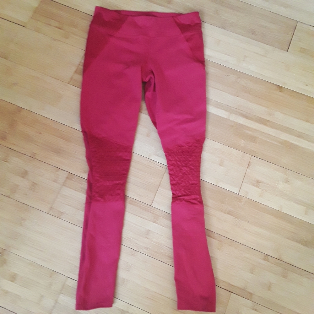 Red Yoga Pants